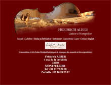 Tablet Screenshot of luthier.falber.fr